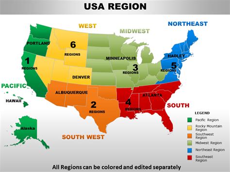 Top 25 USA Sales Territory Map PowerPoint Templates for Hitting Targets