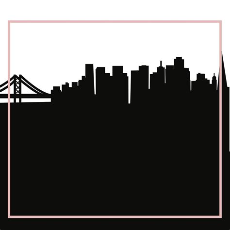 San Francisco Skyline Silhouette at GetDrawings | Free download