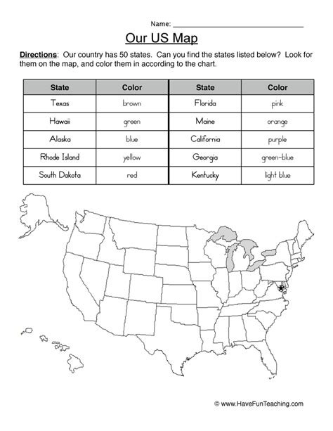 Maps Worksheets | Have Fun Teaching