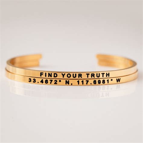 Custom Stamped Phrase Bracelet - Mantra® by MantraBand®