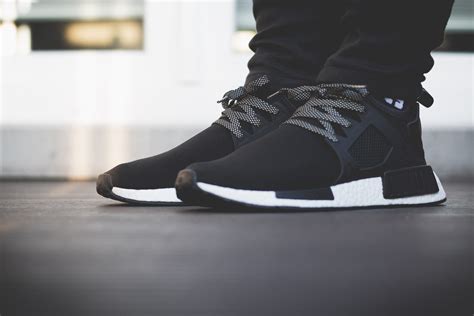 ᐅ adidas NMD XR1 – Black / White On Feet - #SNKR