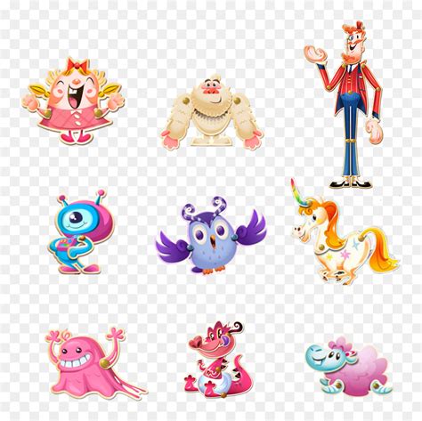 Candy Crush Saga Characters, HD Png Download - vhv