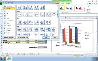 Microsoft Excel 2010: Presenting Data Using Charts - Free Training Power