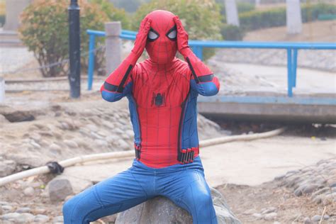 Spiderman Tom Holland Costume Suit the Spiderman Homecoming - Etsy Canada