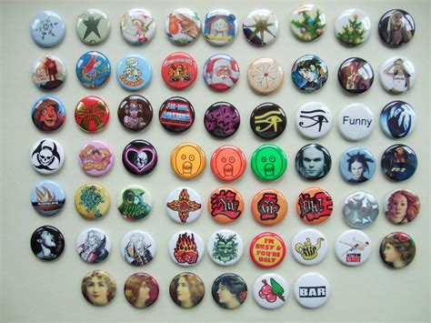 SUPER BADGE SELECTION Badge Button pins - FUNNY COOL CLASSIC! 25mm size ...