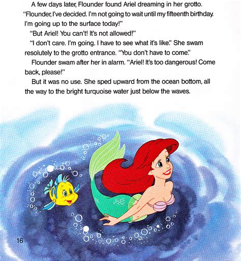 Walt Disney Book Scans - The Little Mermaid: Ariel and the Secret ...