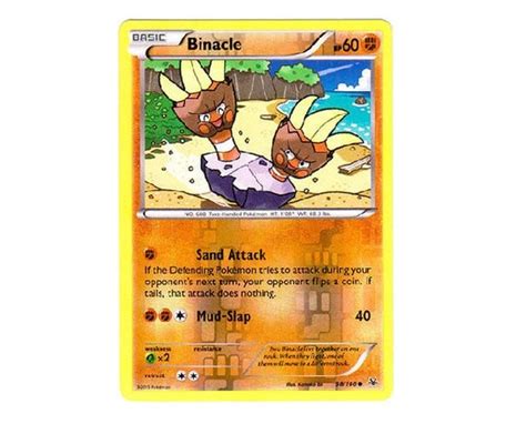 Binacle 38/108 Pokémon Card Pokémon XY Roaring by PokemonUniverse