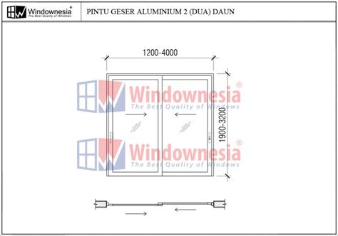 Pintu Geser Aluminium / Pintu Sliding Kaca Berkualitas & Bergaransi 10 ...