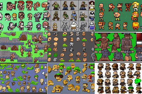 dwayne the rock johnson overworld sprite sheet rpg | Stable Diffusion