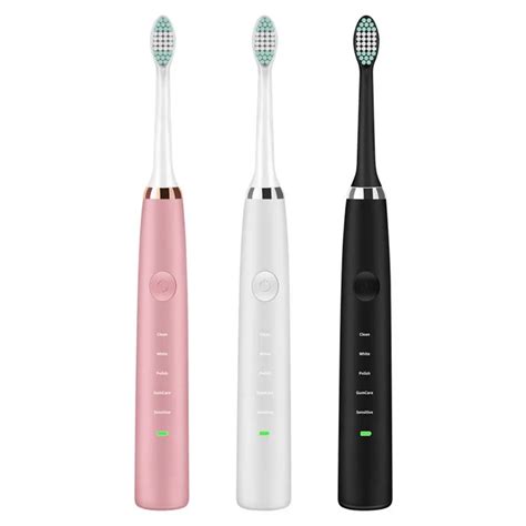 Rechargeable Toothbrush With Smart Timer Electric Toothbrush Clean ...