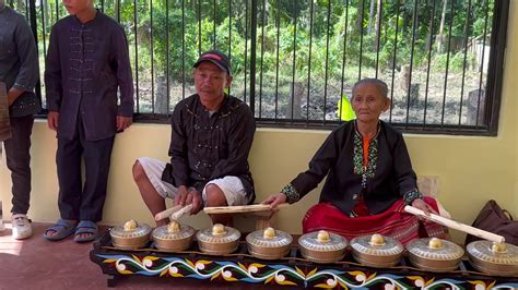 Subanon of Barangay Limpapa playing Kulintangan and Agong musical instruments at the blessing ...