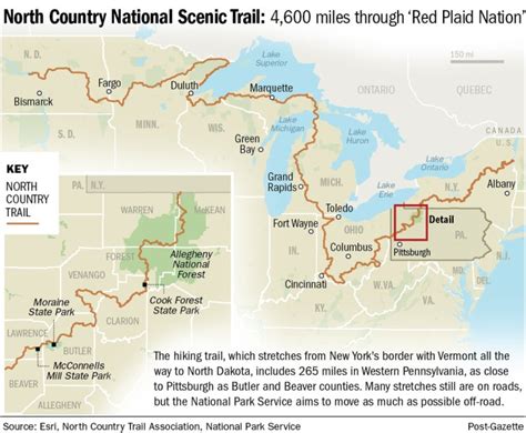 The North Country National Scenic Trail: A 4,600-mile walk through America’s ‘Red Plaid Nation ...