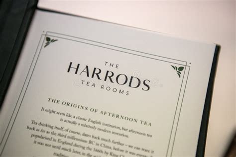 Harrods Tea Rooms editorial photo. Image of cities, culture - 230056361