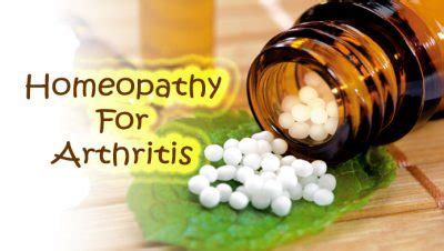 Homeopathic Treatment of Arthritis