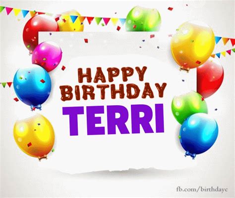 Happy Birthday TERRI images | Birthday Greeting | birthday.kim