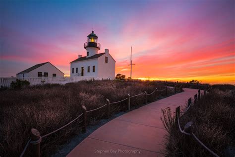 Path to Sunset | Point Loma Lighthouse, Cabrillo National Monument ...