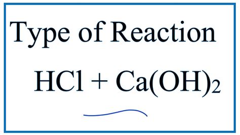 Ca Oh 2 Hcl - RomanknoeCordova