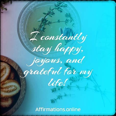 Affirmations for joy, happiness and gratitude | Affirmations, Positive self affirmations, Daily ...
