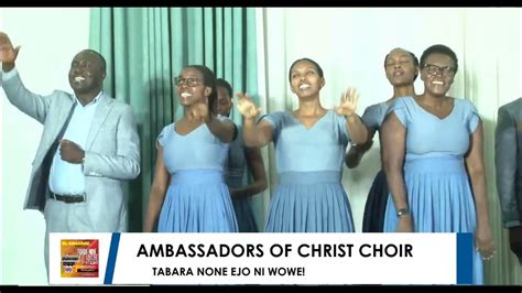 NASHIMWE by Ambassadors of Christ Choir || Live Performance || Kindly ...