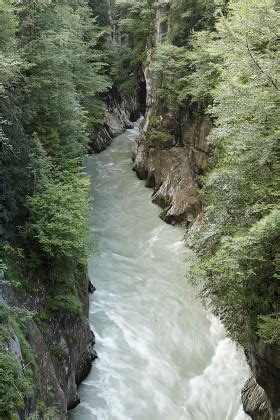 Salzachoefen Salzachklamm Gorge River Salzach Land Editorial Stock Photo - Stock Image ...