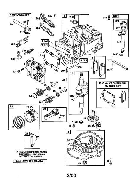 BRIGGS & STRATTON ENGINE Parts | Model 12H8022682B1 | Sears PartsDirect