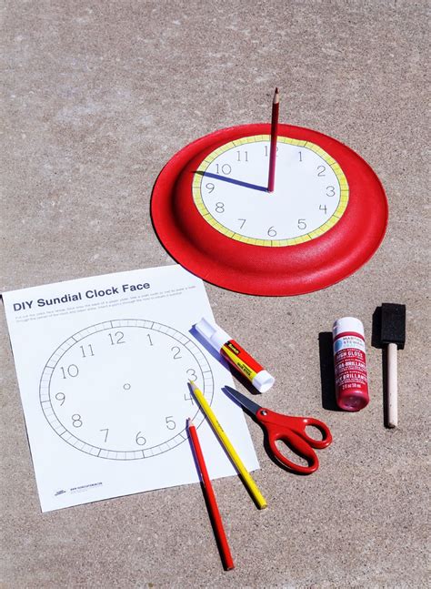 DIY Sundial Kids Craft Project - Paging Supermom