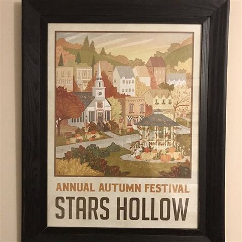 Stars Hollow "Autumn Festival" Travel Poster– WindowShopGal