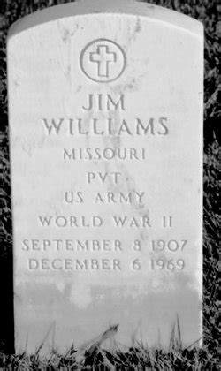 Jim Williams (1907-1969) - Find a Grave Memorial