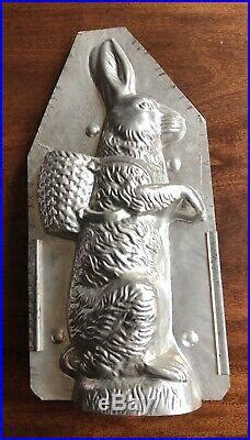 Unbelievable Extra Large Eppelsheimer Easter Bunny Rabbit Chocolate Mold | Antique Chocolate Mold