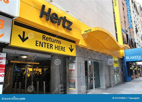 Hertz car rental editorial photo. Image of american, north - 53152806