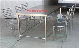 Stainless Steel Dining Table, 6 Seater Manufacturer & Seller in Ambala - M. S. Engineering Works
