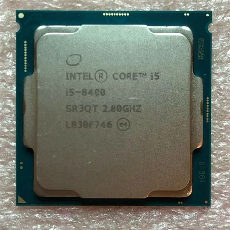 Intel Core I5 8400 Processor 2.8 GHz 9MB Cache Six Core LGA 1151 SR3QT ...