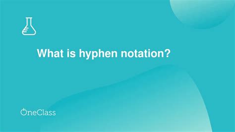 What is hyphen notation? - YouTube