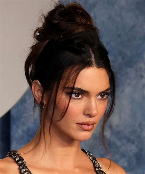 Kendall Jenner Elegant Updo Hairstyle - TheHairStyler.com