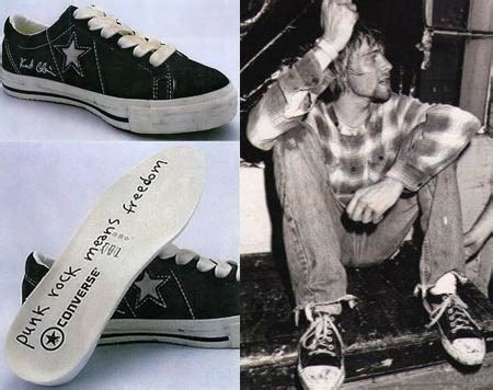 Kurt Cobain Converse - Grunge is Back? - StyleFrizz