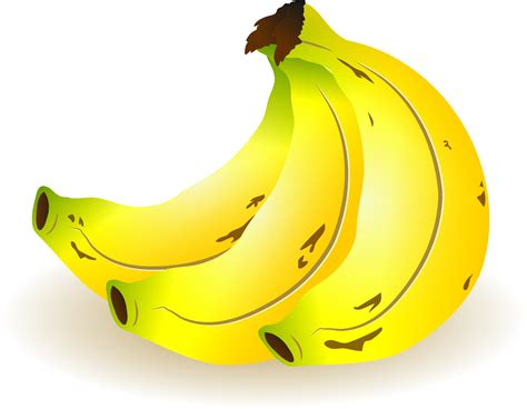 Free photo: Banana Clipart - Bananas, Clipart, Food - Free Download - Jooinn