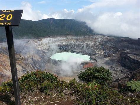 Poas Volcano - Oct 20, 2015 Adventure Tours, Volcano, Oct, Waterfall, Mountains, Natural ...