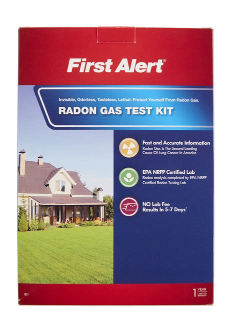 First Alert RD1 Home Radon Test Kit - Walmart.com