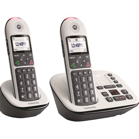 Motorola MOTO-CD5012 Expandable Cordless Phone System Gray/White MOTO-CD5012 - Best Buy