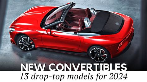 13 New Convertible Cars and Sporty Roadsters for 2024 (Design Review & Performance Figures ...