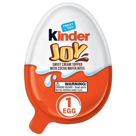 Kinder Joy Egg, Treat Plus Toy, Sweet Cream & Chocolatey Wafers ...