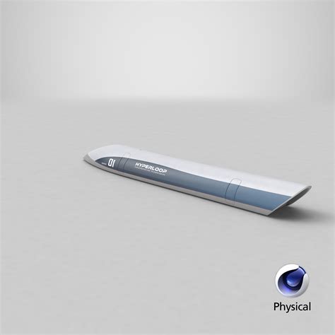 Hyperloop train 3D model - TurboSquid 1446992