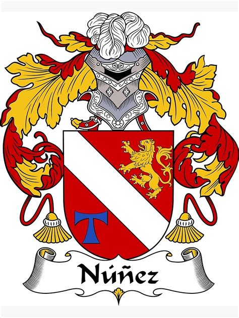 "Nunez Coat of Arms/Family Crest" Photographic Print for Sale by William Martin | Redbubble