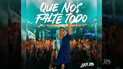 Luck Ra lanzó su álbum debut: 'Que nos falte todo'