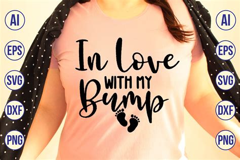 In Love with My Bump Graphic by mottakinkha1995 · Creative Fabrica