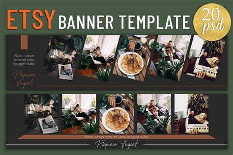 ETSY Banner Template | Etsy banner, Etsy banner design, Banner template