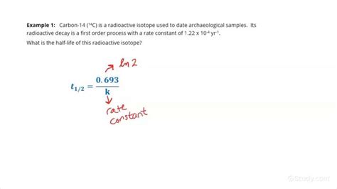 How to Calculate Half-life of a First order Reaction | Chemistry ...