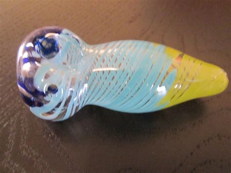 Handmade glass smoking pipes for weed love with free gift