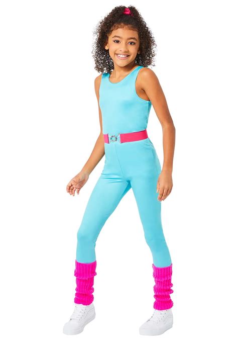 Officially Licensed Barbie Classic Aerobic Costume for Girls