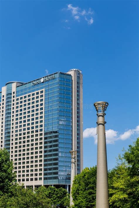 Omni Hotel in Atlanta by Centenneil Park Editorial Image - Image of ...